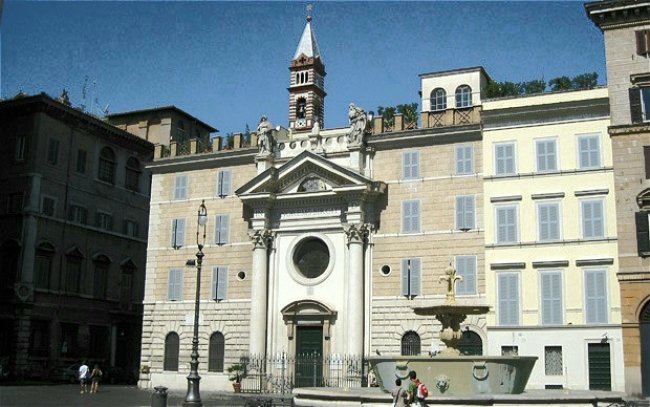 The Santa Brigida convent in Piazza Farnese run as a bed and breakfast 